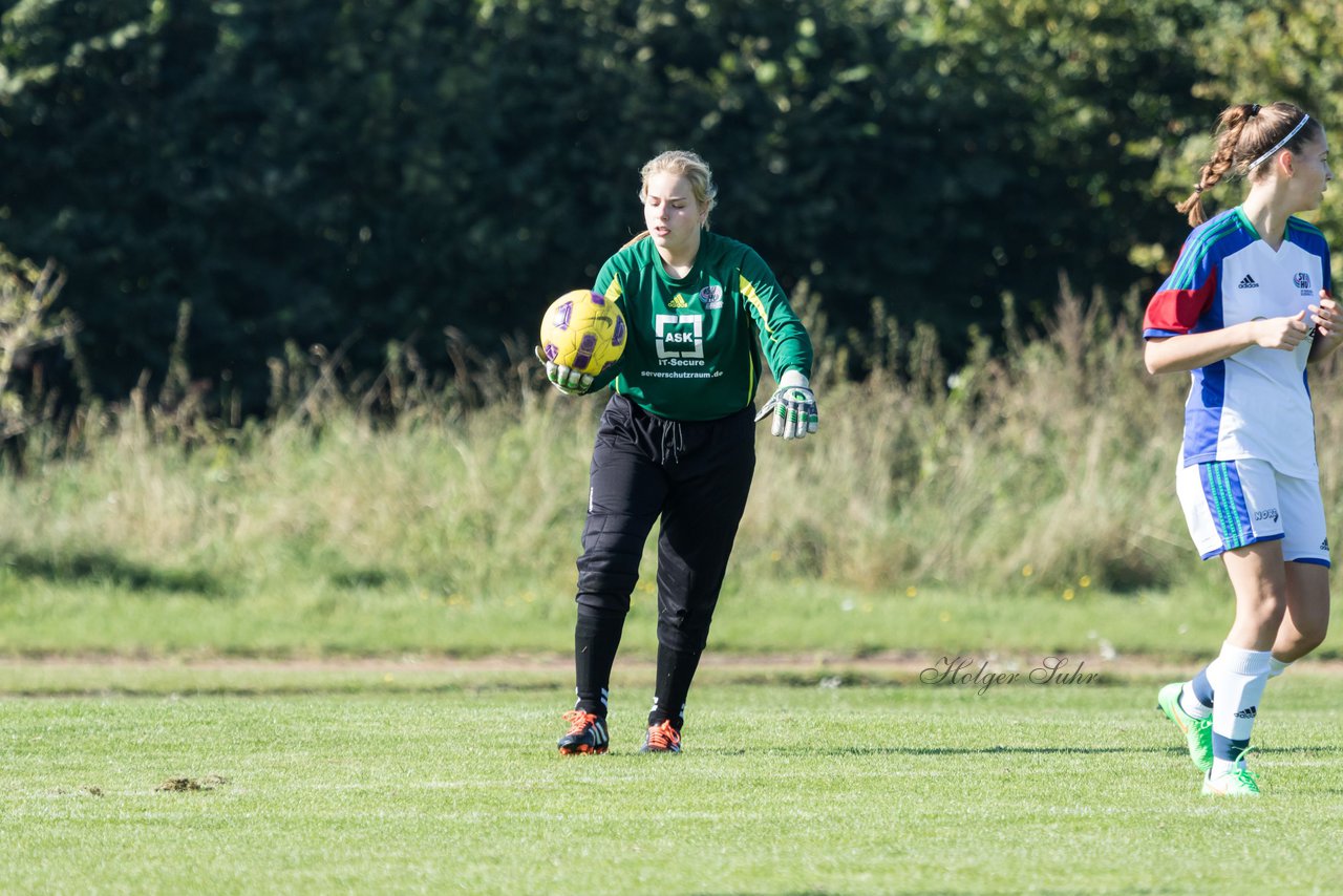 Bild 184 - B-Juniorinnen Krummesser SV - SV Henstedt Ulzburg : Ergebnis: 0:3